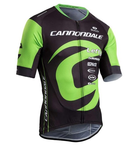 2018 Cannondale Factory Black-Green Cycling Jersey