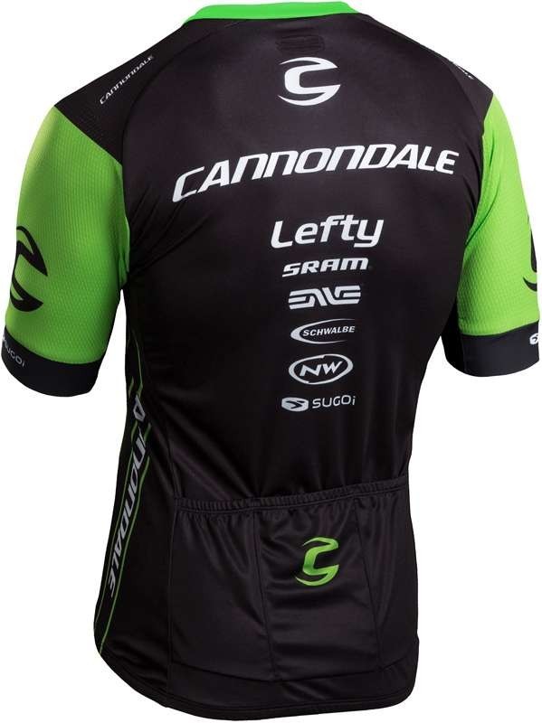 2018 Cannondale Factory Black-Green Cycling Jersey