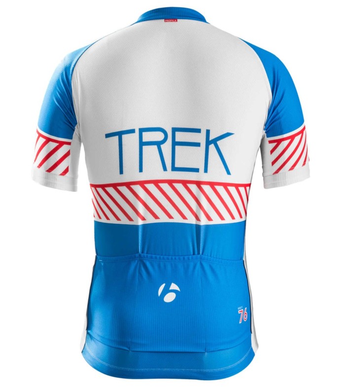 2016 Bontrager Trek Specter Vintage White-Blue Cycling Jersey And Bib Shorts Set