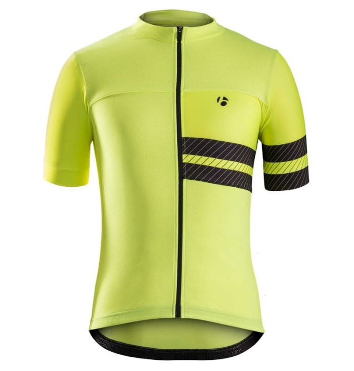 2017 Bontrager Circuit Yellow Regular Cycling Jersey And Shorts Set