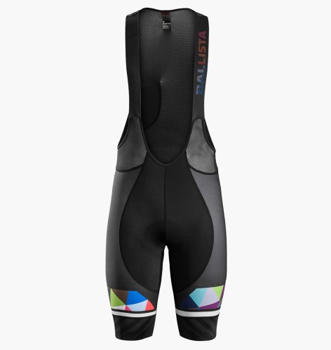 2016 Bontrager Ballista Black-Colorful Stripe Cycling Bib Shorts