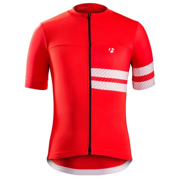 2017 Bontrager Circuit Red Cycling Jersey And Bib Shorts Set