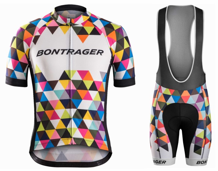 2016 Bontrager Specter Colorful Cycling Jersey And Bib Shorts Set