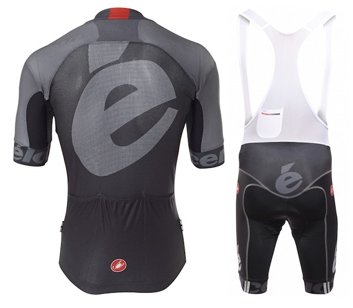 2015 Team Cervelo Black Cycling Jersey And Bib Shorts Set