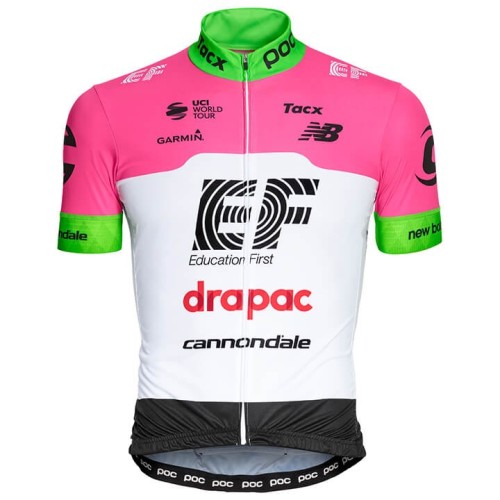 2018 EF Drapac Cannondale Cycling Jersey And Bib Shorts Set