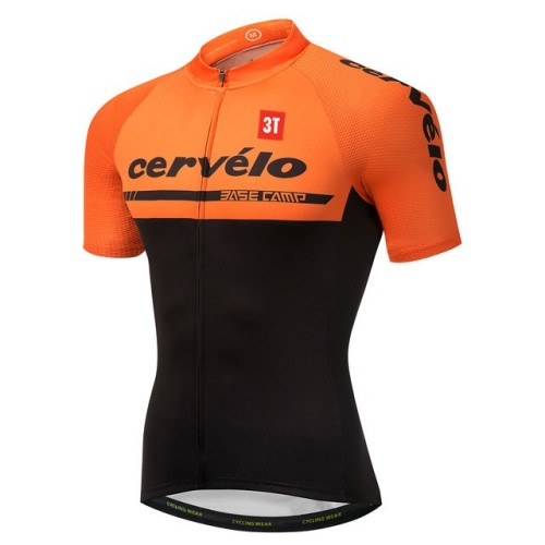 2018 Cervelo 3T Orange Cycling Jersey And Bib Shorts Set