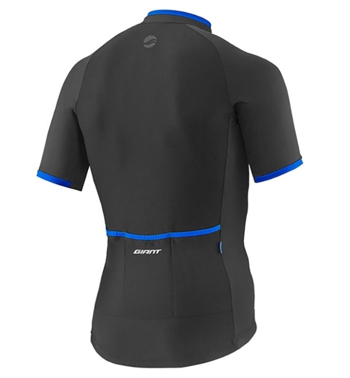 2017 Giant Signature Black-Blue Cycling Jersey And Bib Shorts Set