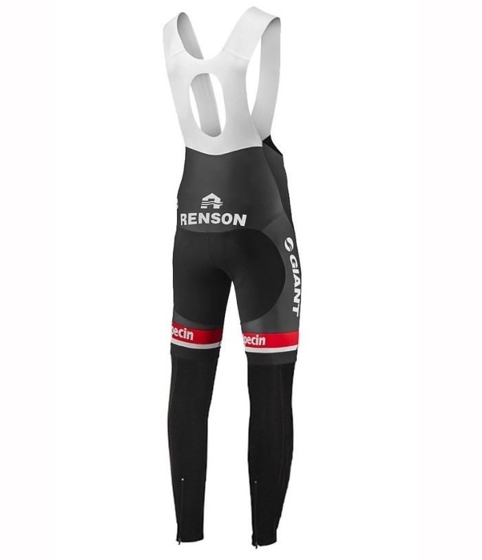 2016 Giant Alpecin TDF Edition White Long Sleeve Cycling Jersey And Bib Pants Set