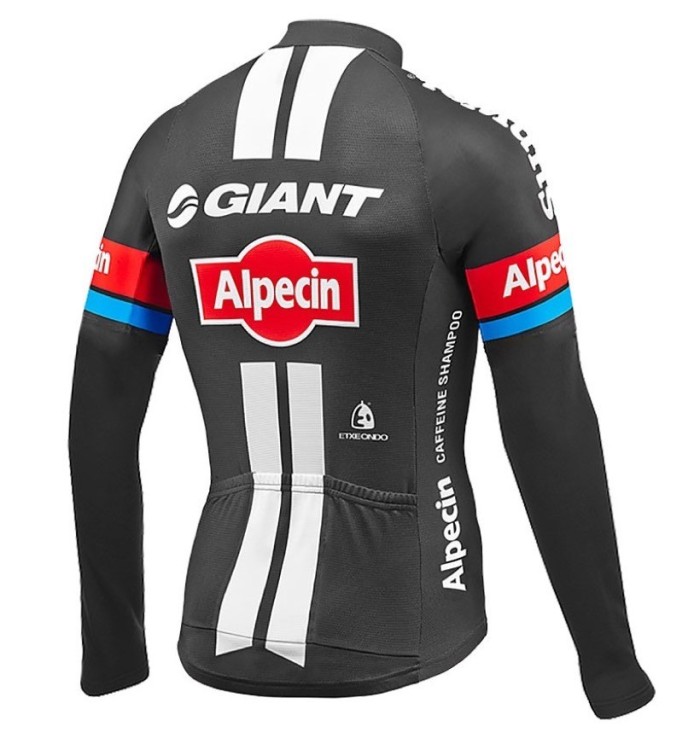 2016 Team Giant-Alpecin Long Sleeve Cycling Jersey And Bib Pants Set