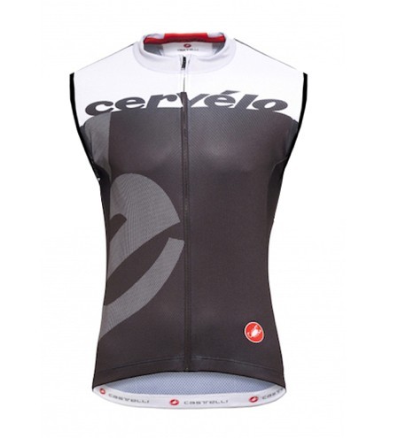 2015 Team Cervelo White-Black Cycling Vest