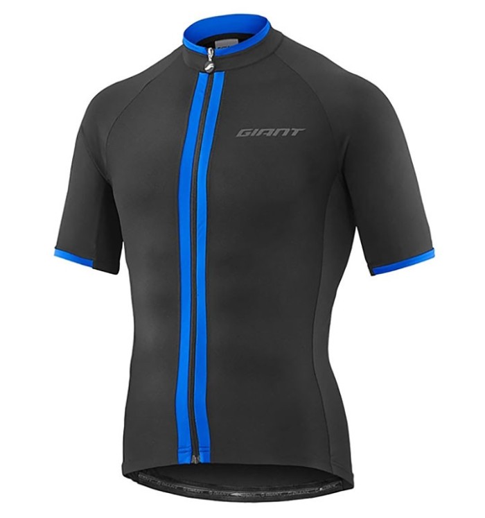 2017 Giant Signature Black-Blue Cycling Jersey And Bib Shorts Set