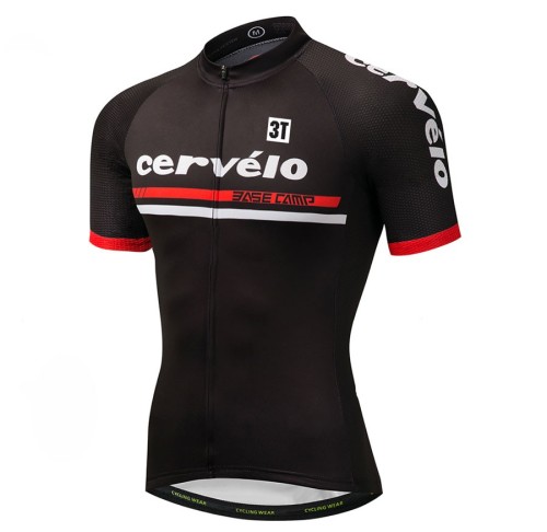 2018 Cervelo 3T Black Cycling Jersey And Bib Shorts Set