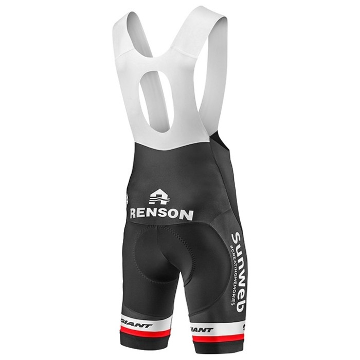 2017 Team Sunweb Giant White Cycling Jersey And Bib Shorts Set