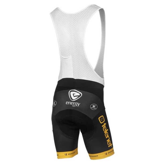 2017 Trek Telenet Fidea Lions Black Cycling Jersey And Bib Shorts Set