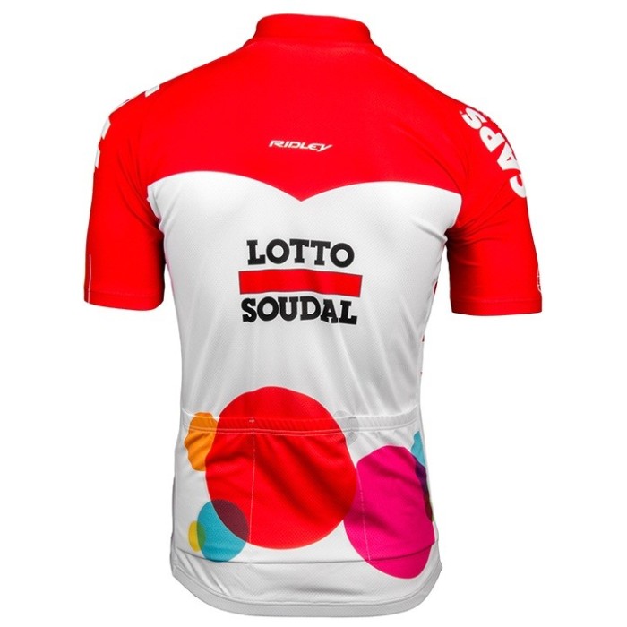 2018 Lotto Soudal Red Cycling Jersey