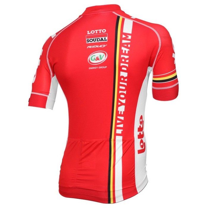 2015 Lotto Soudal Cycling Jersey And Bib Shorts Set