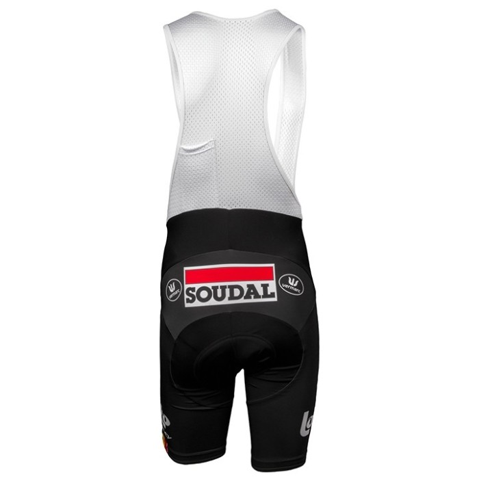 2018 Lotto Soudal Red Cycling Jersey And Bib Shorts Set