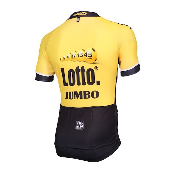 2015 Lotto NL-Jumbo Yellow Cycling Jersey And Bib Shorts Set