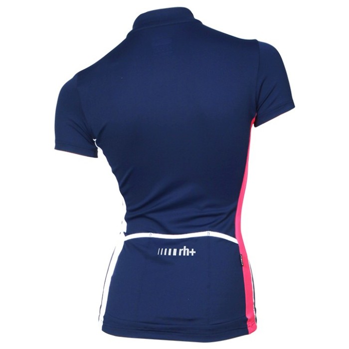 2017 Rh+ Trinity Women’s Blue-Pink Cycling Jersey And Shorts Set