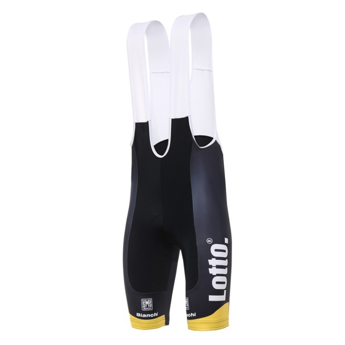 2016 Lotto-Jumbo Yellow Cycling Jersey And Bib Shorts Set