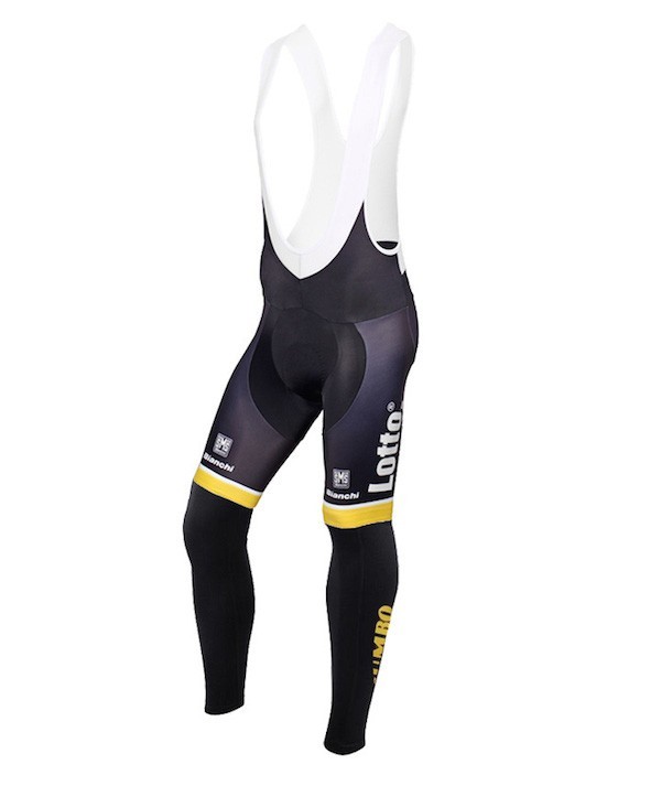 2015 Lotto NL-Jumbo Yellow Long Sleeve Cycling Jersey And Bib Pants