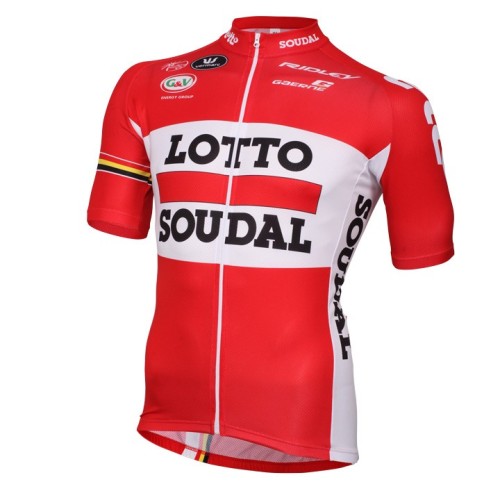 2016 Lotto Soudal Red Cycling Jersey