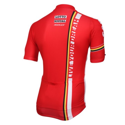 2016 Lotto Soudal Red Cycling Jersey