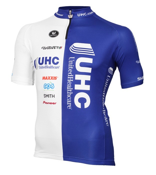 2016 Vermarc UHC White-Blue Cycling Jersey