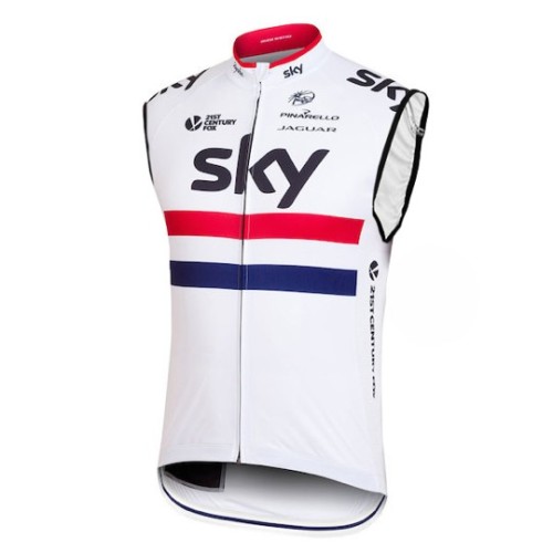 2015 Team Skу British National Champion Cycling Vest/Sleeveless Jersey