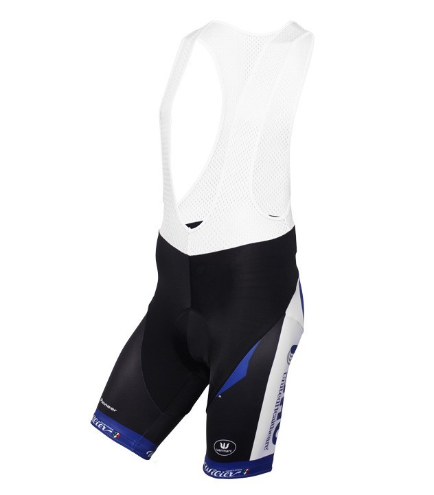 2016 Vermarc UHC White-Blue Cycling Bib Shorts