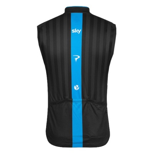 2015 Skу Pro Team Black Cycling Vest/Sleeveless Jersey