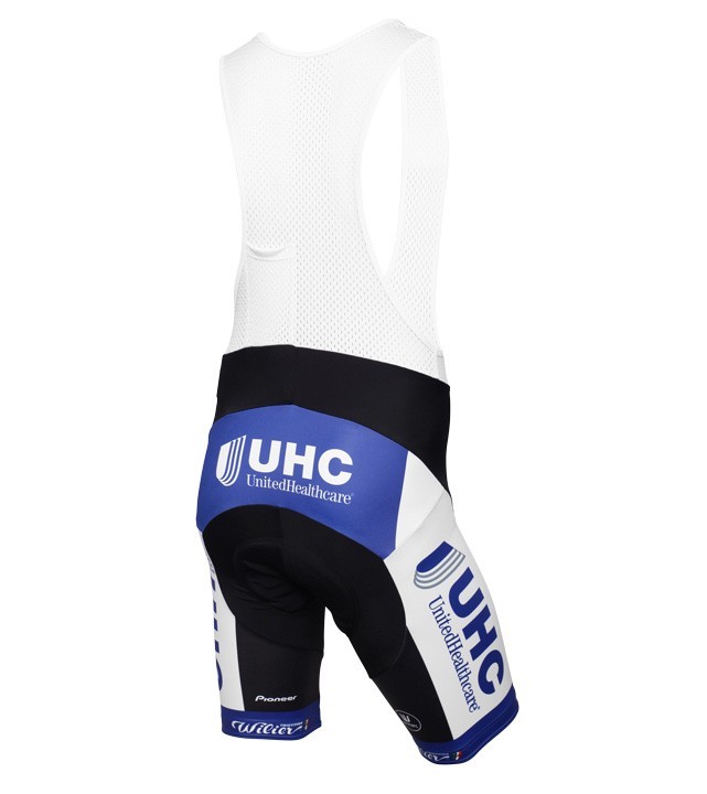 2016 Vermarc UHC White-Blue Cycling Bib Shorts