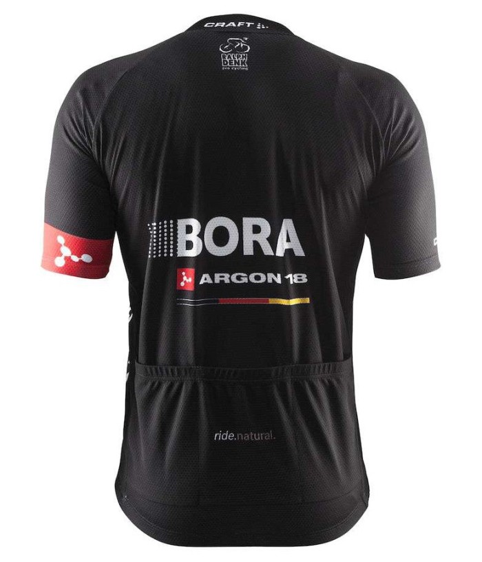 2016 Team Bora Argon 18 Black Cycling Jersey