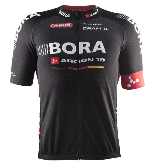 2016 Team Bora Argon 18 Black Cycling Jersey