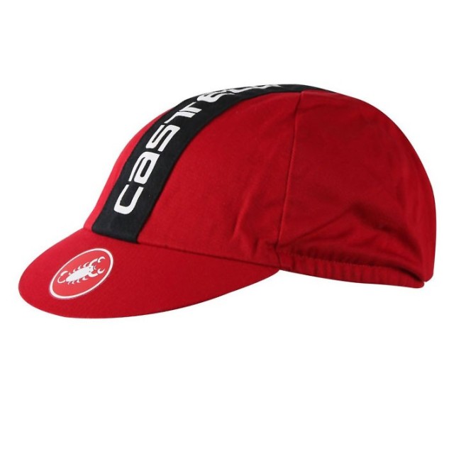 2017 Cаstelli Retro 3 Red Cycling Cap