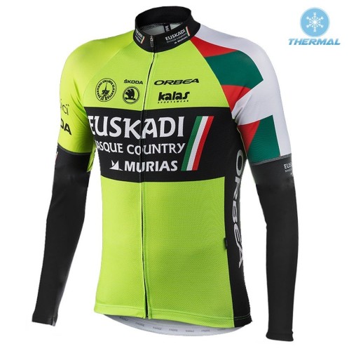 2017 Euskadi Kalas Thermal Long Sleeve Cycling Jersey