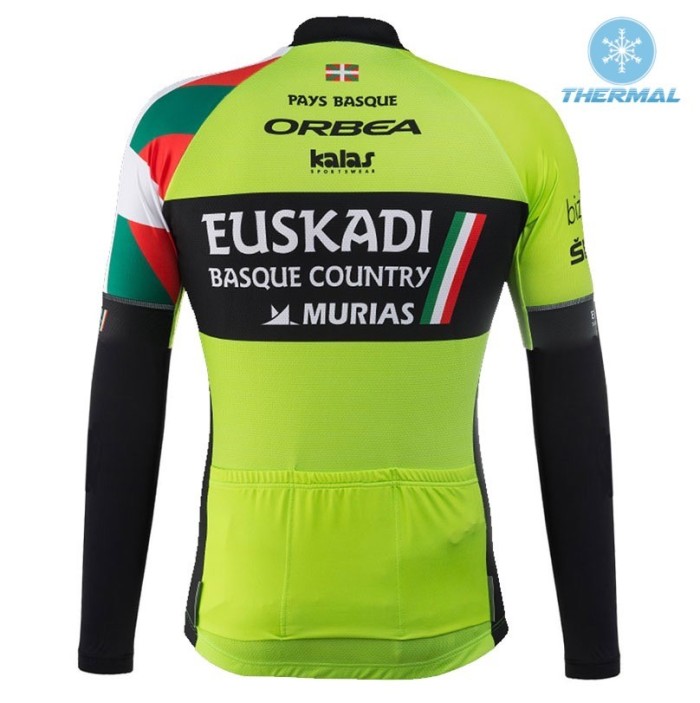 2017 Euskadi Kalas Thermal Long Sleeve Cycling Jersey