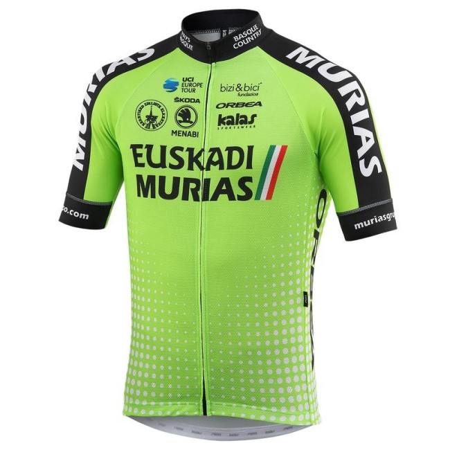 2018 Euskadi Murias Team Green Cycling Jersey