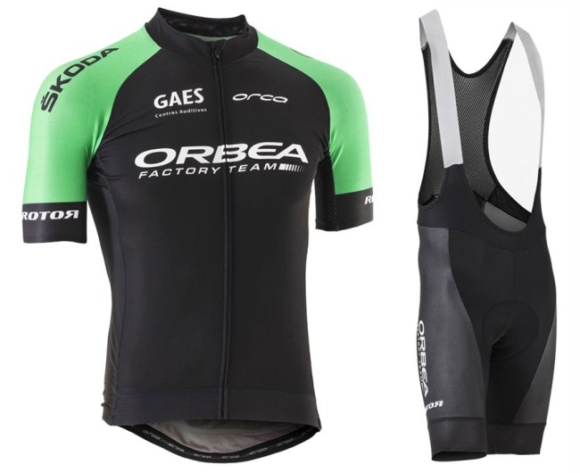 2017 Orbea Factory Team Cycling Jersey And Bib Shorts Set