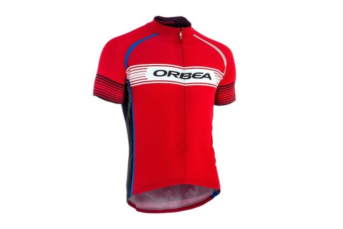 2015 Orbea Red Stripe Cycling Jersey And Bib Shorts Set