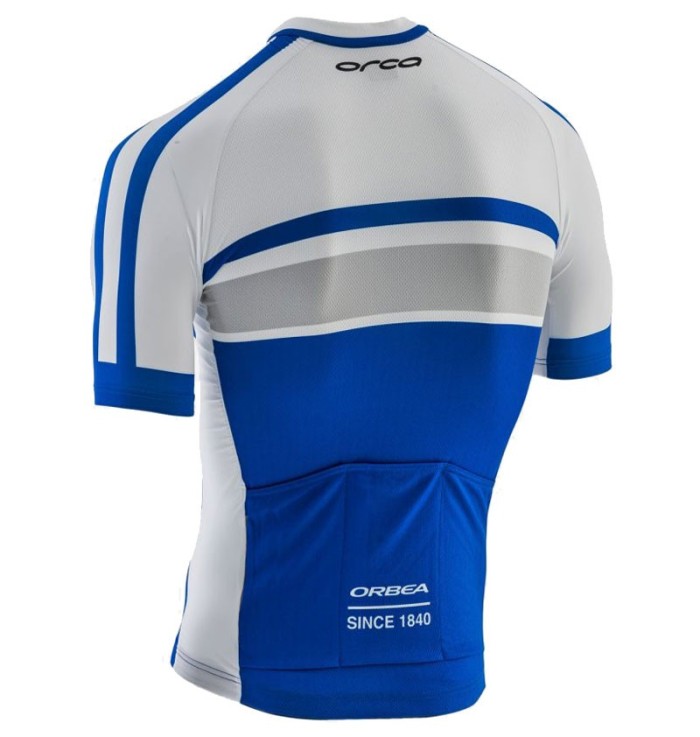 2016 Orbea Club Style Blue-White Cycling Jersey And Bib Shorts Set