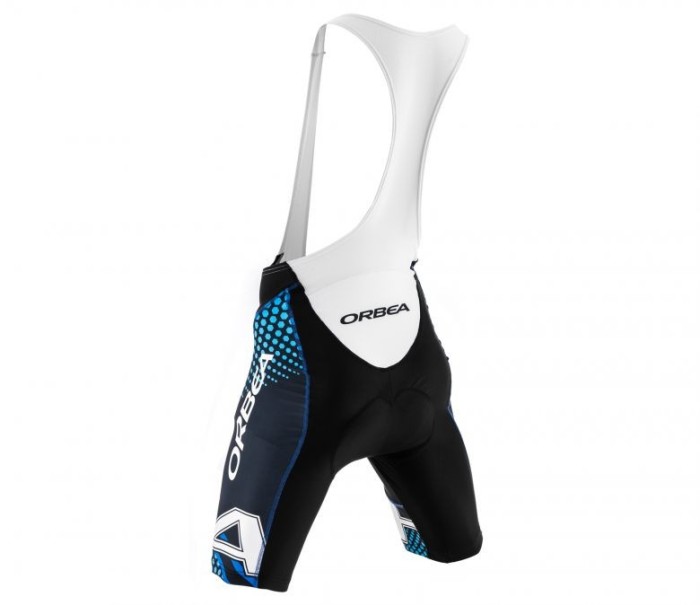 2015 Orbea Black With Blue Dot Cycling Jersey And Bib Shorts Set