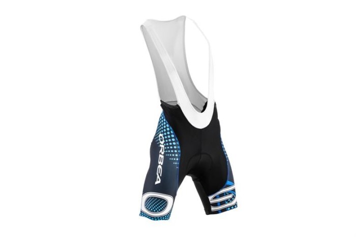 2015 Orbea Black With Blue Dot Cycling Jersey And Bib Shorts Set