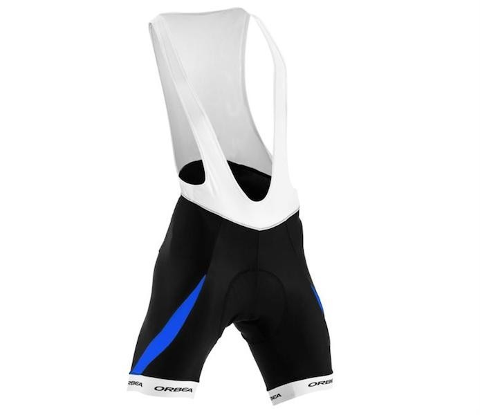 2015 Orbea White-Blue Stripe Cycling Jersey And Bib Shorts Set