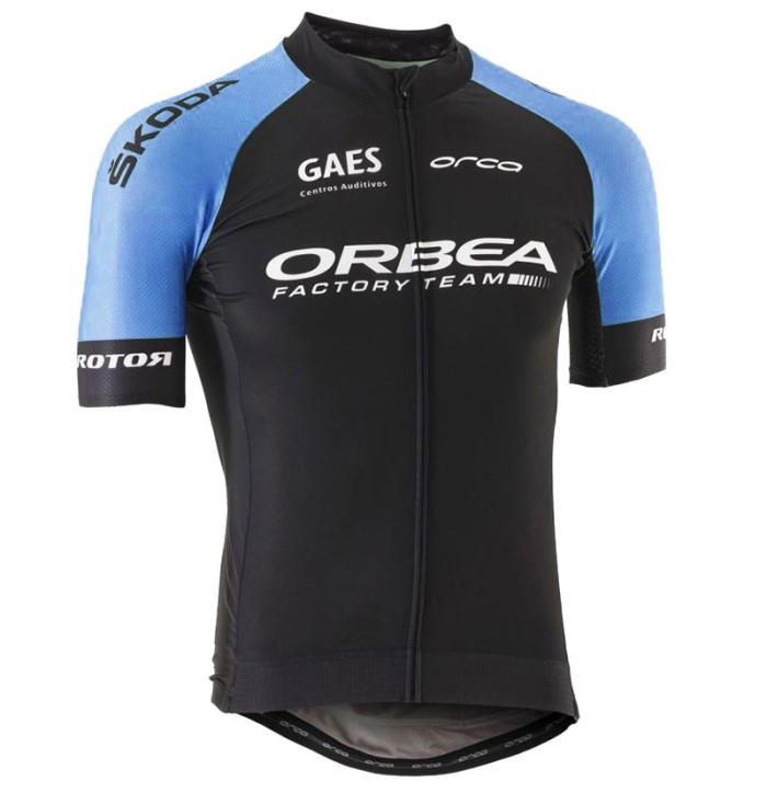 2018 Orbea Factroy Team Blue Cycling Jersey And Bib Shorts Set