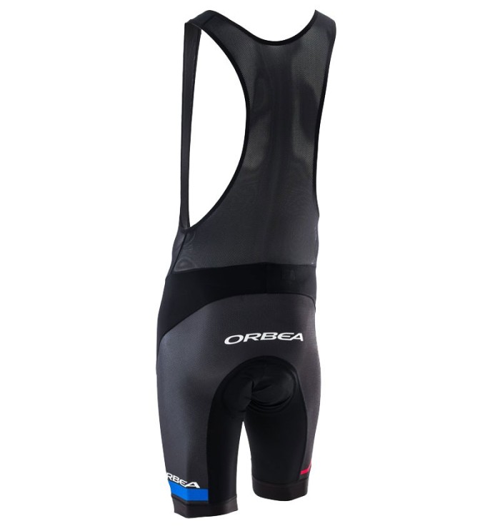 2016 Orbea Team Pro Black-Blue Cycling Jersey And Bib Shorts Set