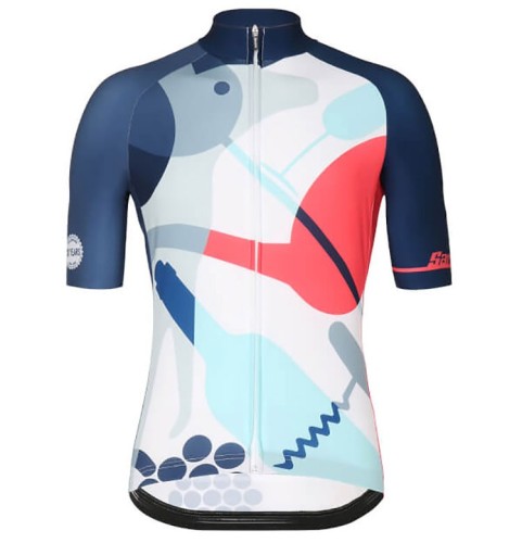 2018 Santini Tour Down Under 20 Years Cycling Jersey And Bib Shorts Set