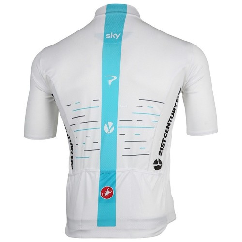 2017 Team Skу Tour de France White Cycling Jersey