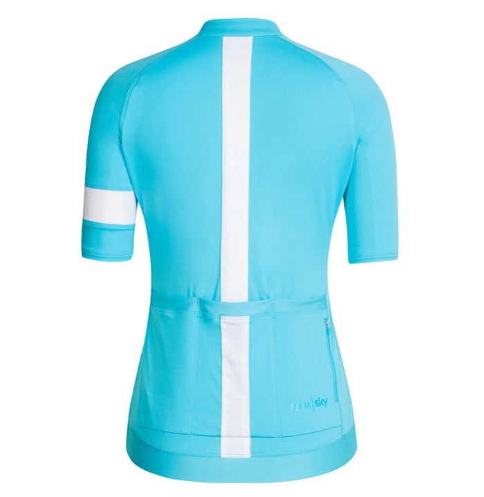 2016 Team Sky Blue Women Cycling Jersey And Regular Shorts Set
