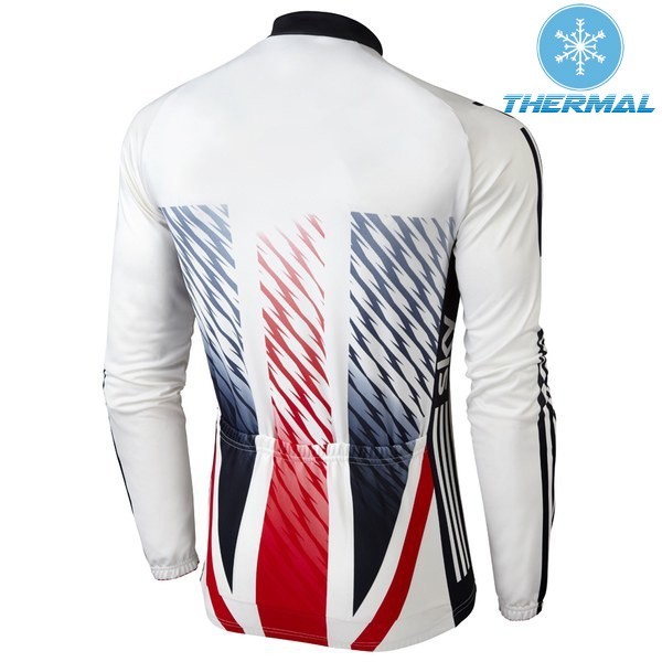 2015 Team Skу British UK Flag Thermal Cycling Long Sleeve Jersey